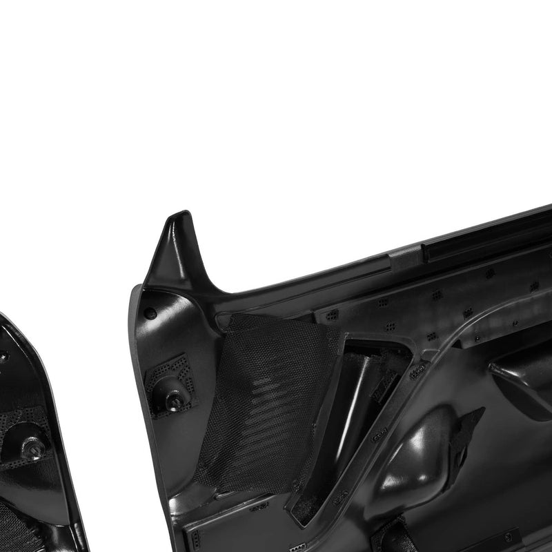 DURAFORCE Inner Door Panels for Ford F150 F250 F350 1992-97 Bronco 1992-96 Black Pair