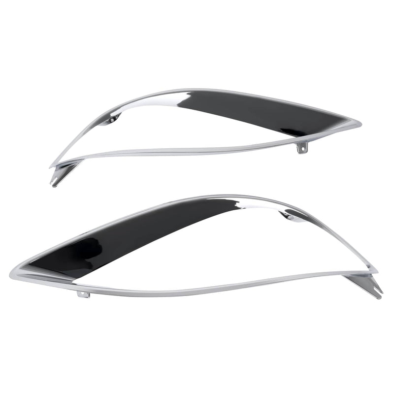 DURAFORCE Chrome Headlight Bezel Trim Left & Right for Freightliner Columbia 2001-2017