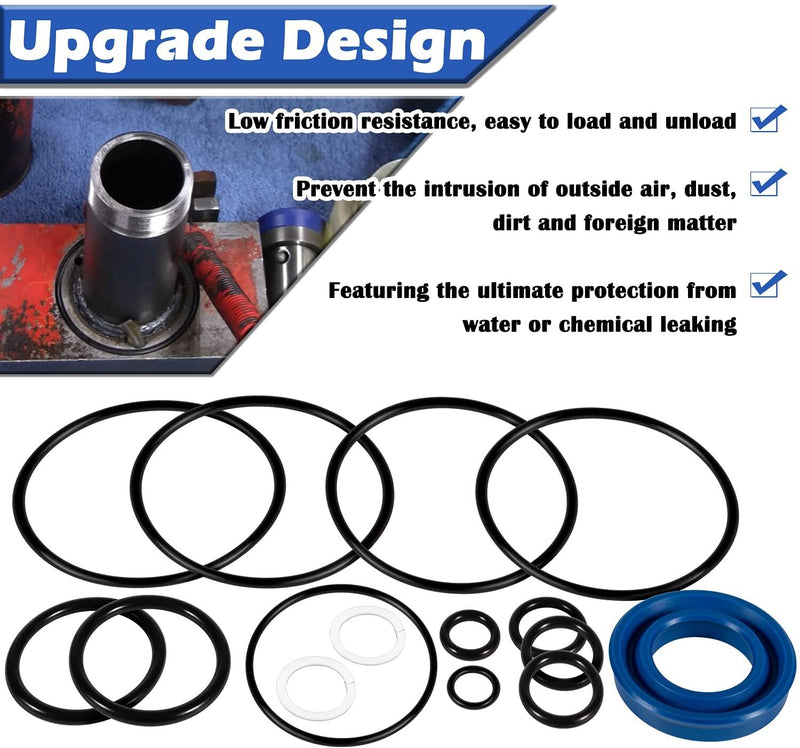 Floor Jack Seal Replacement Kit for Sears Craftsman MVP 214.50136 G-493LWM