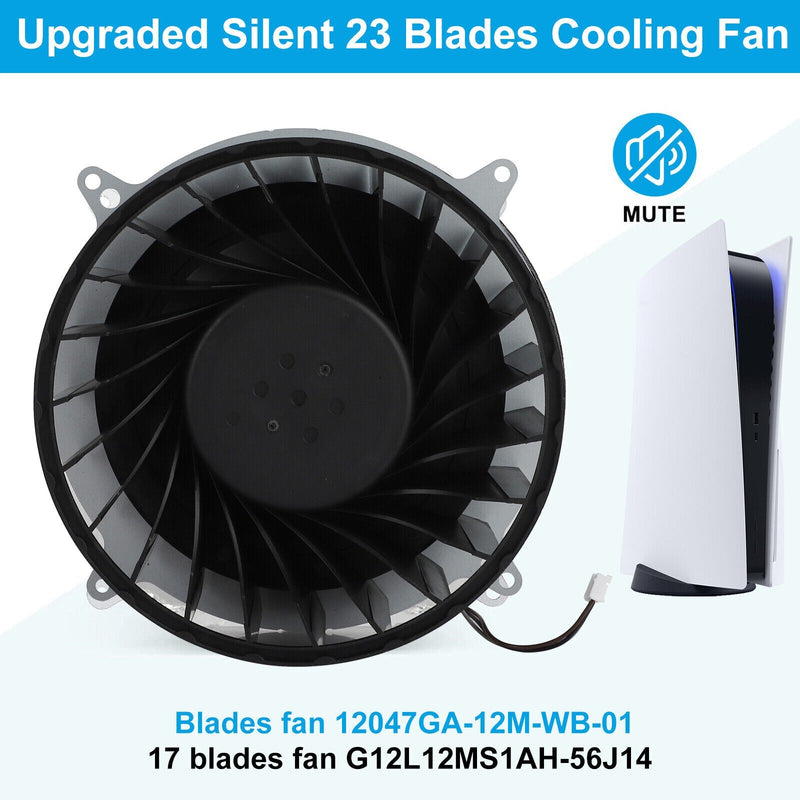 Internal Cooling Fan Cooler 23 Blades for PS5 PlayStation 5 Console