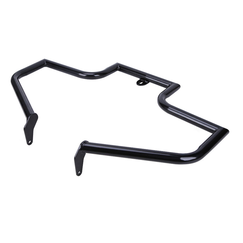 Black Engine Highway Guard Crash Bars for Harley FLSTN Softail Deluxe 2005-2017