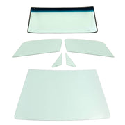 DURAFORCE Glass Windshield Vent Door Back Green Windows for Ford Mustang Fastback 1967-68