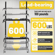 DURAFORCE Wall Mounting Bumper Paint Rack Auto Body With 6 Removable Arms