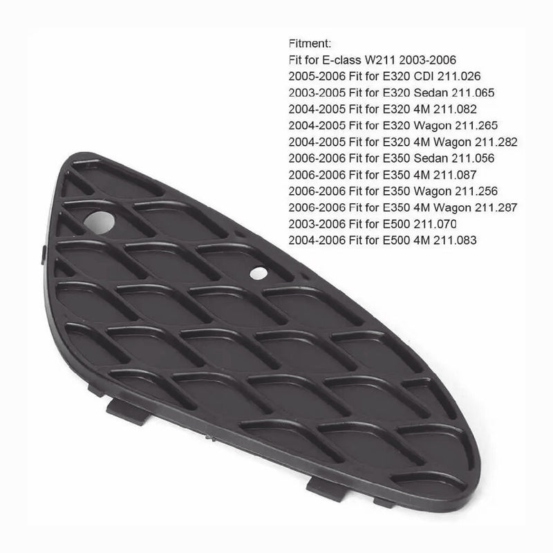 Pair Front Bumper Lower Cover Grille Left Right for Mercedes W211 E-class E320