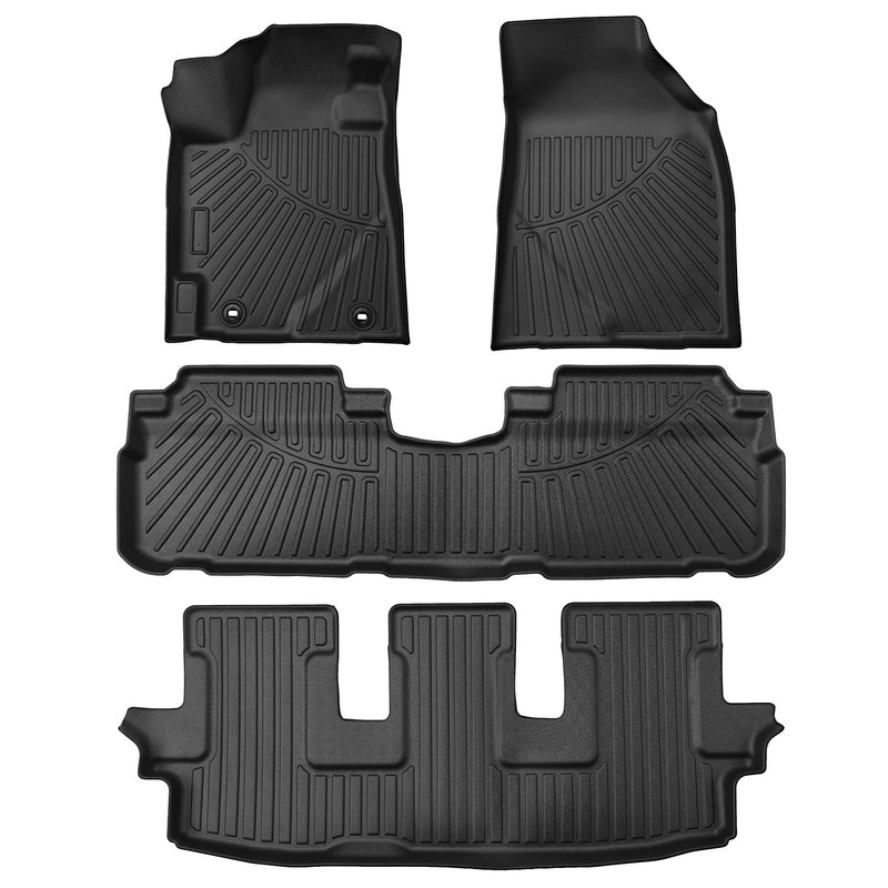 Floor Mats for Toyota Highlander Not Hybrid 2008 2009 2010 2011 2012 2013