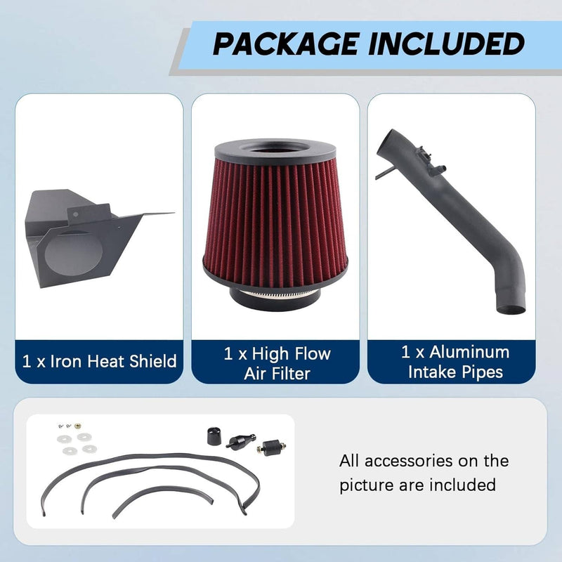 Cold Air Intake System for BMW 335i 435i M235i M2 N55 Turbo 2012-16