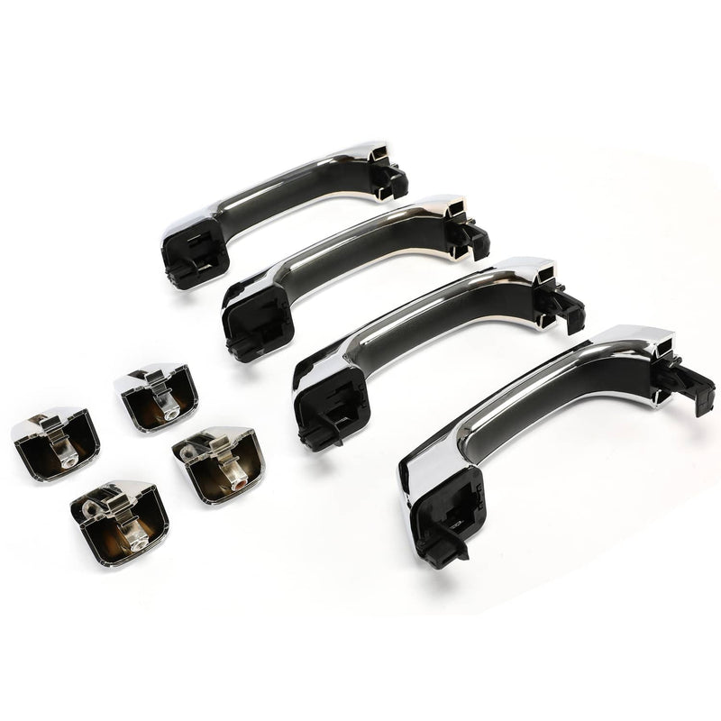 DURAFORCE Chrome Outside Door Handle for Hummer H3 H3T 2006-2010 07 Front Rear Left Right