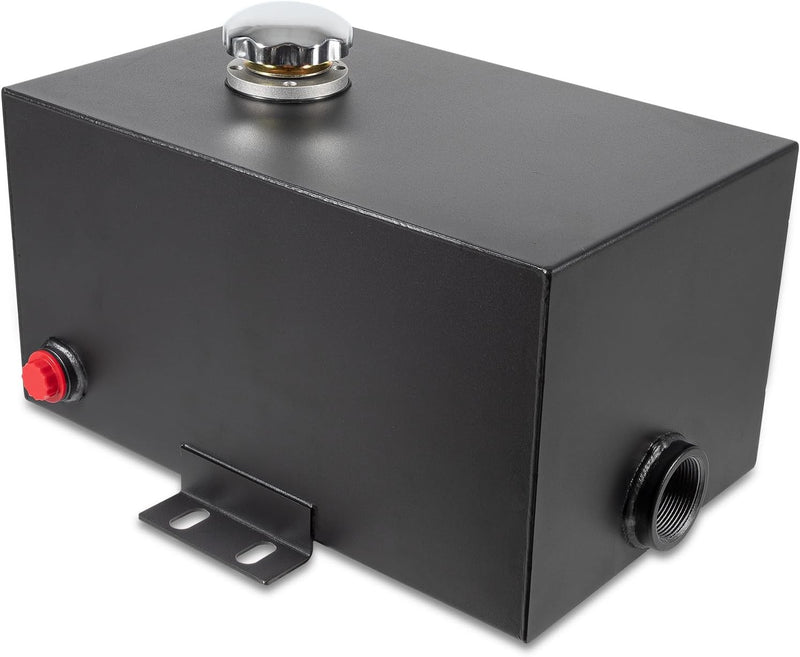 14 Gauge Steel Hydraulic Fluid Reservoir Tank with Breather Cap 5 Gallon
