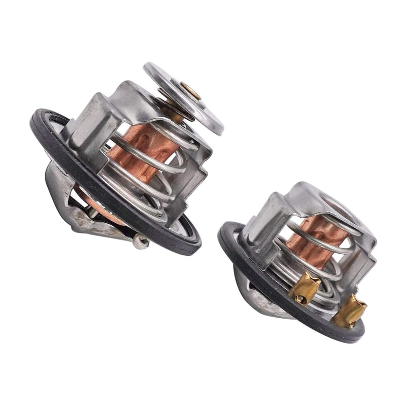 185 180 Degree Thermostat Front Rear Kit for GM Pickup Duramax Pair