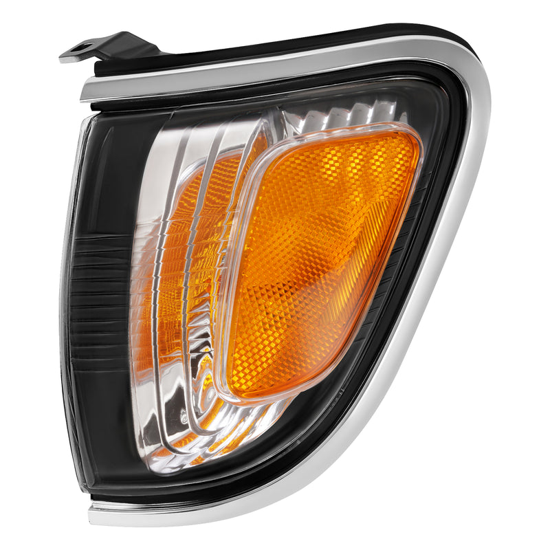 Side Marker Corner Parking Lights Turn Signal Chrome for Toyota Tacoma 01-04 2PC