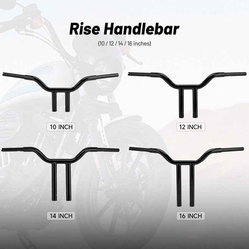 12" MX-T Bars Handlebar 1-1/4" for Harley Sportster Dyna Glide Rider Road King