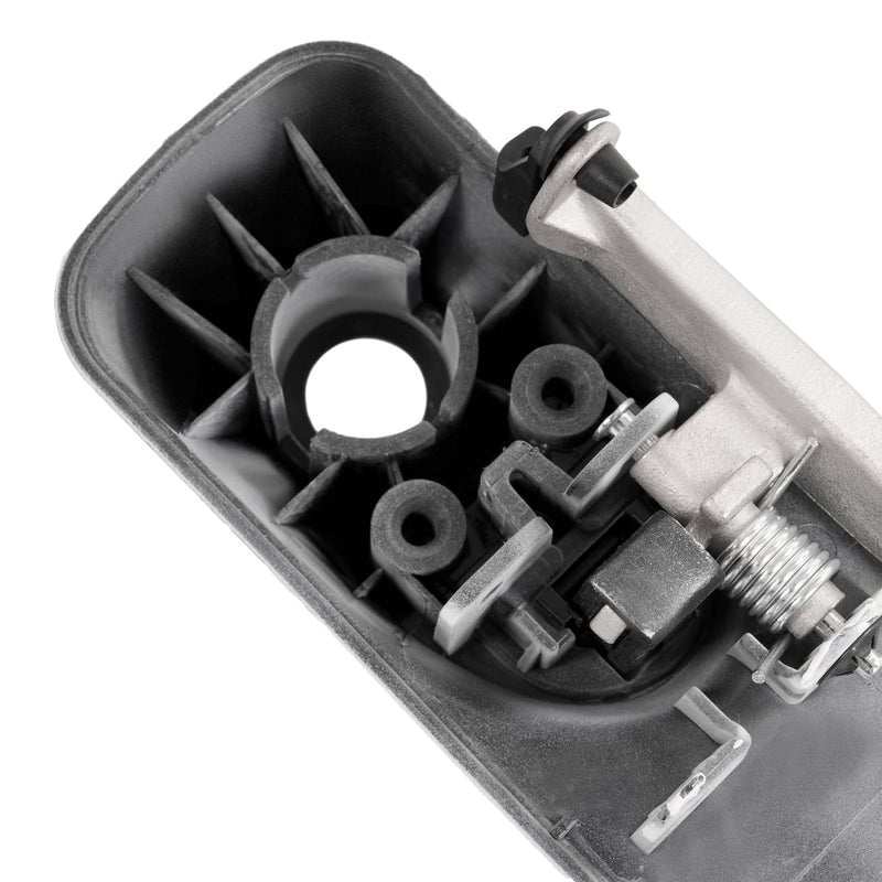 DURAFORCE Outside Door Handle White for Dodge Ram 1500 2009-2024 2500 2011-2025 4 Pcs