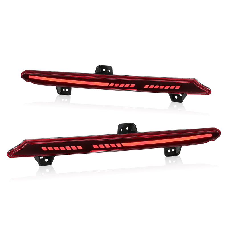 Rear Bumper Lamp Red LED Reflector Tail Light for Honda Accord 2018 2019-2022