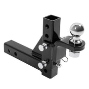 DURAFORCE 2" Receiver Trailer Hitch Ball Mount 9-1/2" Drop Tow Adjustable 7500lb