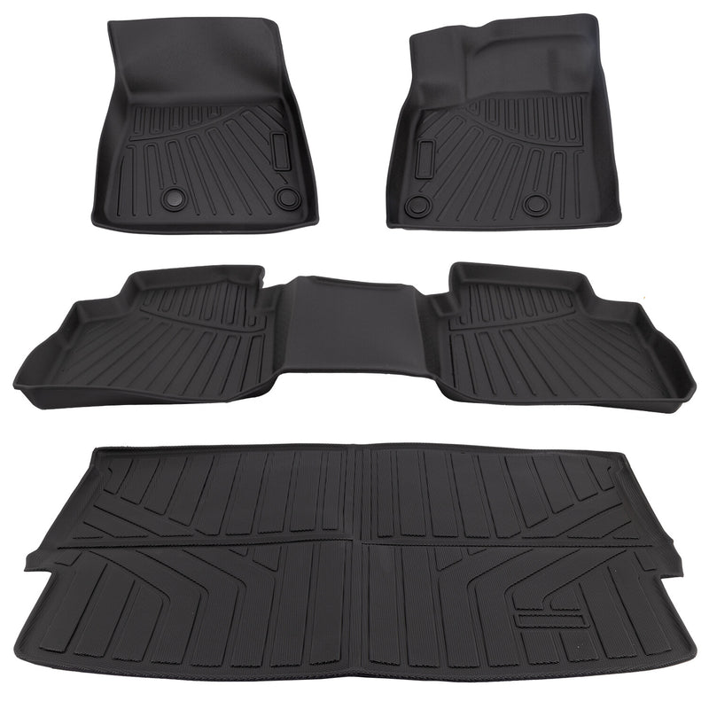 All Weather Floor Mats Cargo Liner for Nissan Rogue 2021-2025 TPE Rubber