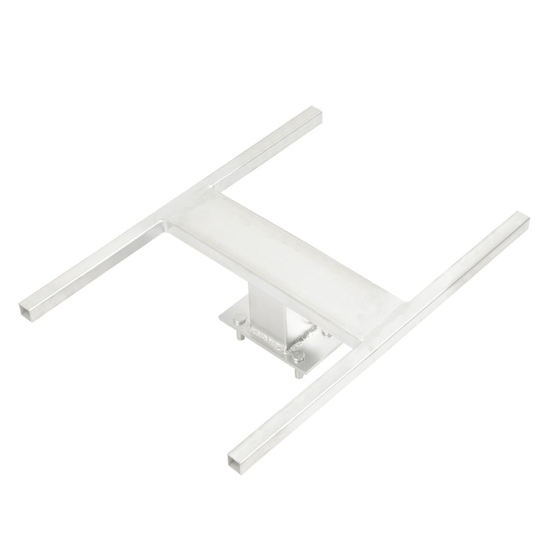 Aluminum H-Mount Trailer Spare Tire Carrier for 6-Lug Wheels w/Hardware