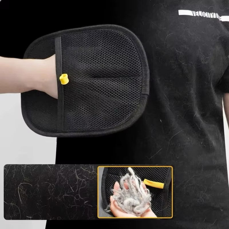 Glove Cat Grooming Gloves Hair Remover for Pet Dog 2-Pack 2025