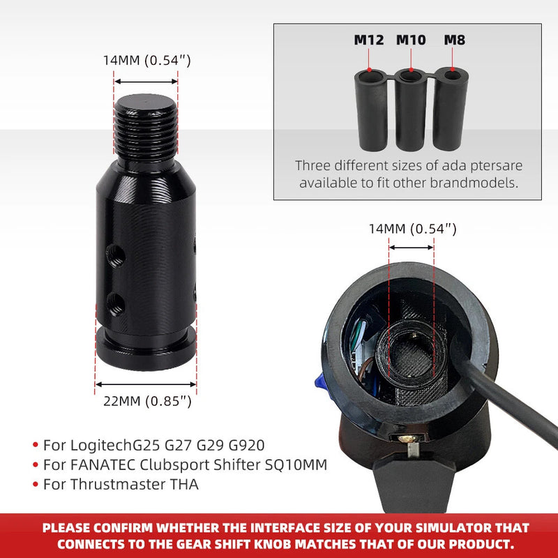 Gear Shift Knob for Scania Truck ATS ETS H-Shifter for Logitech G25 G27 G29