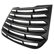DURAFORCE Rear Window Louver Sun Shade Cover for Ford Fusion 2013-2020 Matte Black Tape