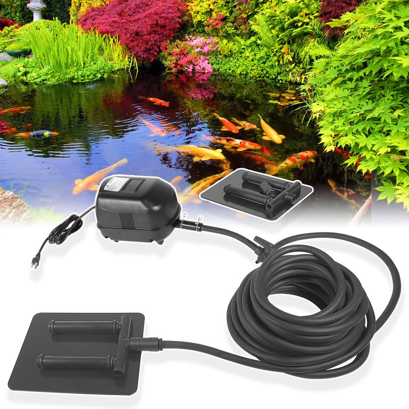 Complete Pond Aeration Kit Fits Water Gardens & Koi Ponds 8,000-16,000 Gallons