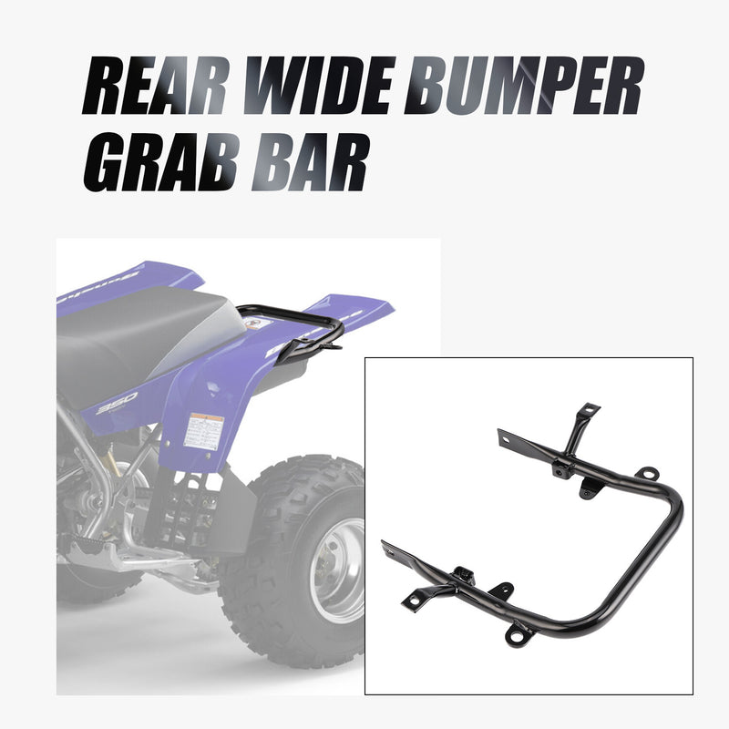 Rear Grab Bar Bumper Steel for Yamaha Banshee 350 1987-2006 Black