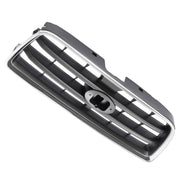 DURAFORCE Front Chrome Shell Grille with Gray Insert for Subaru Forester 2003-2005