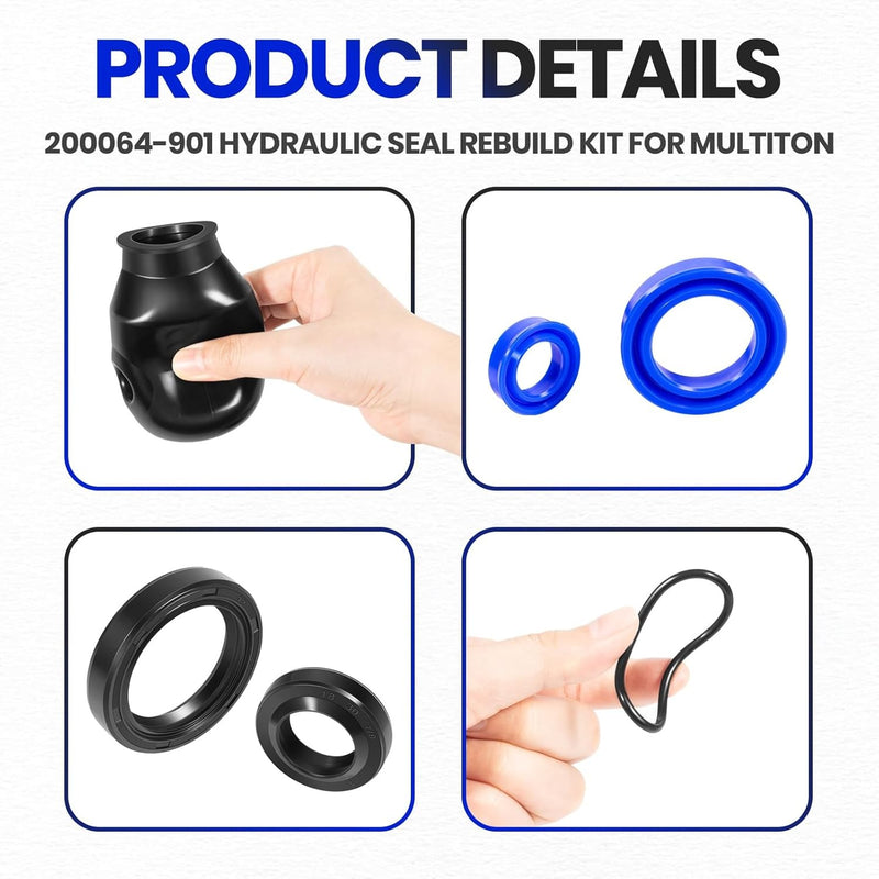 200064-901 Hydraulic Seal Rebuild Kit for Multiton Pallet Jack TM M J Series