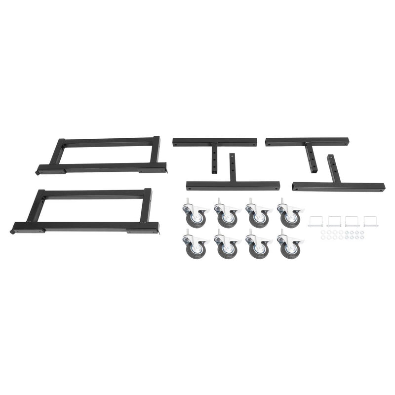 DURAFORCE Adjustable Chassis Stand for Sprint Midget Car 16-20in Locking Casters 2 Pieces