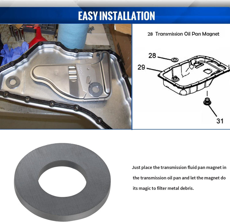 29535617 Automatic Transmission Fluid Pan Magnet Replacement for OEM 29539579