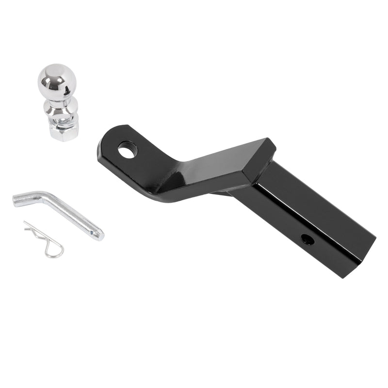 Trailer Hitch Ball Mount With 2" Ball And Pin Fits 2" Receiver 7500 Lbs 6" Drop