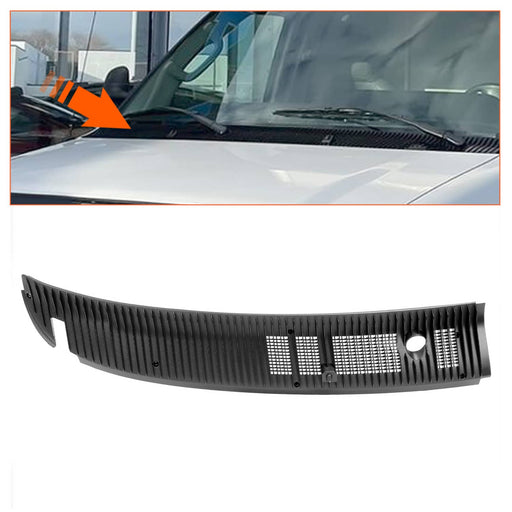 DURAFORCE Wiper Cowl Panel Grille Cover Screen for Ford E-Series 1992-2024 RH Passenger