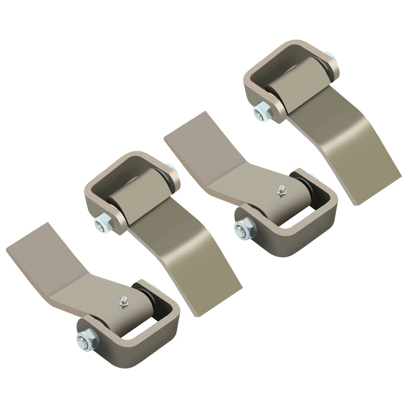 4 Strap Style Long Leaf Steel Weld On Dump Trailer Door Hinge Greaseable Cargo