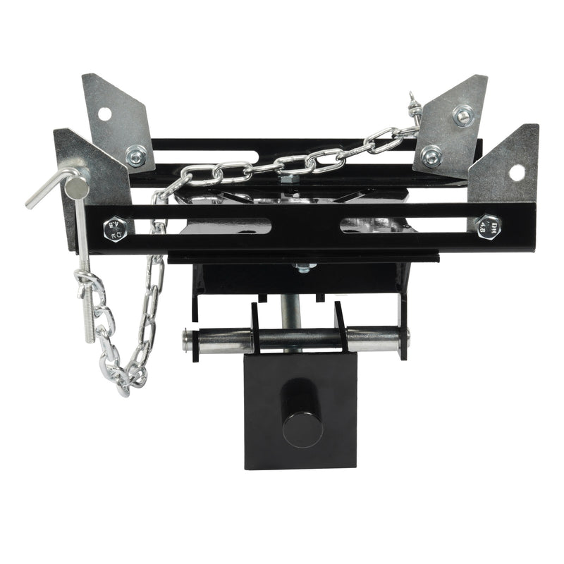 Transmission Floor Jack Adapter 1100lbs Capacity for Repair Tool Black Silvery