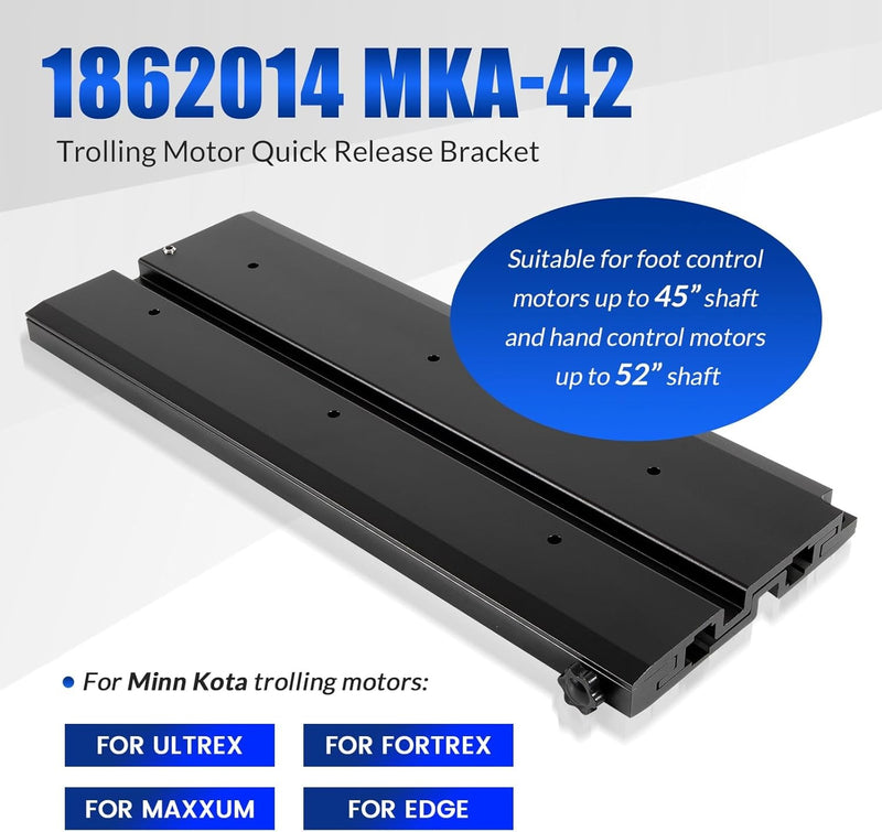 1862014 MKA-42 Quick Release Bracket for Minn Kota Ultrex Fortrex Maxxum Edge