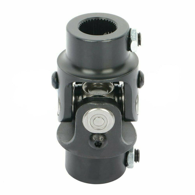 3/4" DD X 3/4" DD Universal Steering Single U-Joint Shaft Black