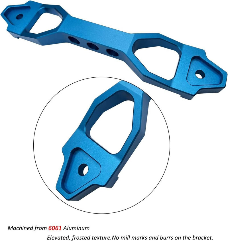 Blue Billet Aluminum Battery Tie Down Mount Bracket Brace Bar 220-190mm