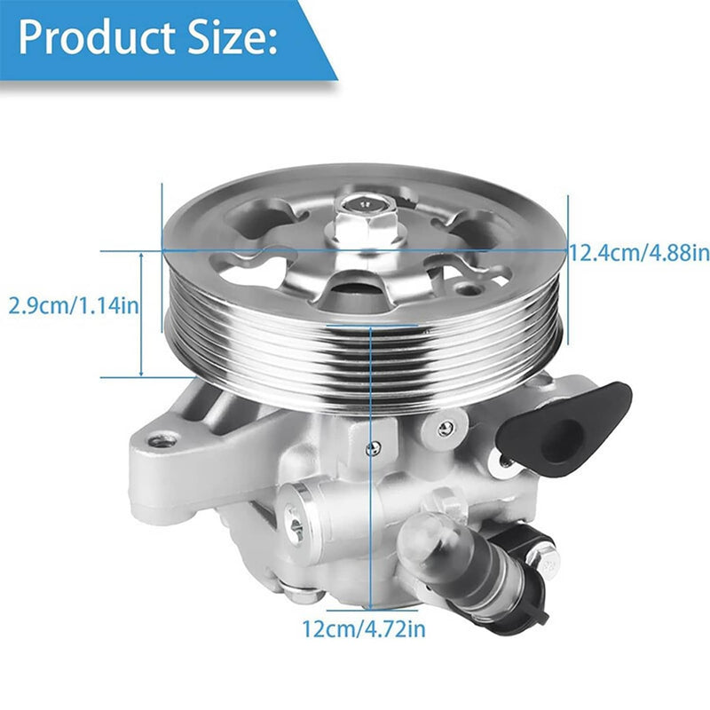 Power Steering Pump with Pulley 21-5341 for Honda Accord EX LX DX 2.4L 2003-2007