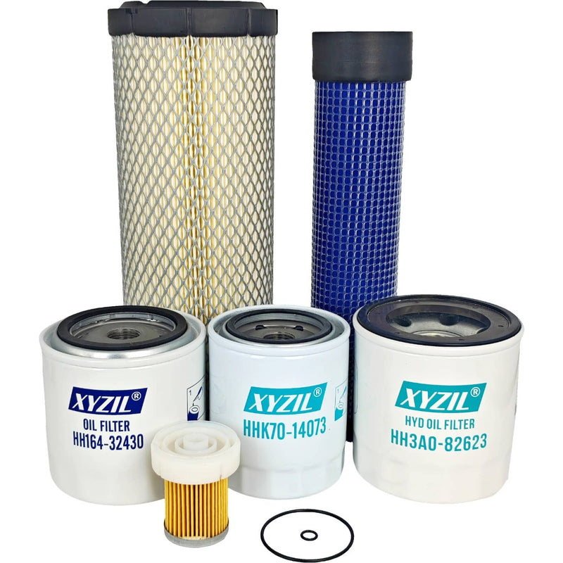DURAFORCE Maintenance Filter Kit for Kubota L2800 L3400 L3700SU L3800 HST L3200
