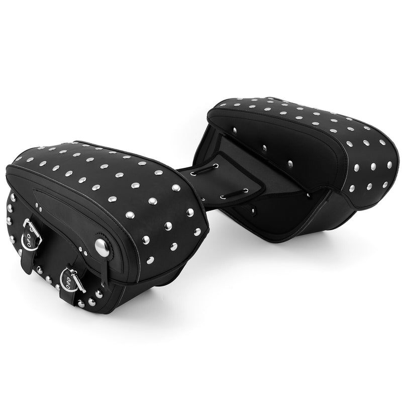 Left Right Side Motorcycle Saddle Bags for Harley Dyna Heritage Softail