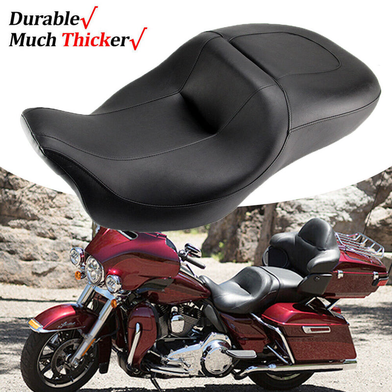 Driver Passenger Two Up Seat for Harley Electra Glide Ultra Classic 08-Up