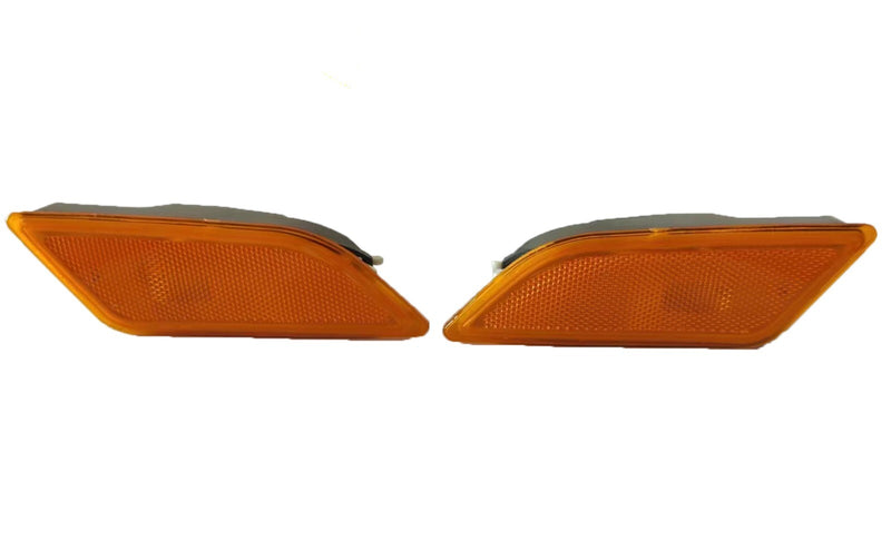 Left Right Bumper Marker Lights for 2012-2015 Mercedes Benz C250 C300 C350 Pair