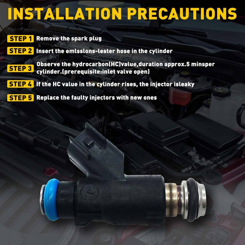 12613411 8PCS Fuel Injector for GMC Sierra Chevrolet V8 4.8L 5.3L 6.0L
