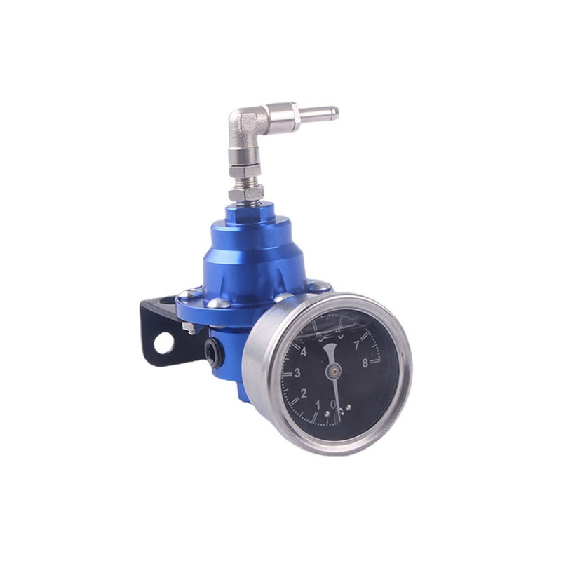 Universal 160psi Adjustable Fuel Pressure Regulator Kit with Oil Gauge