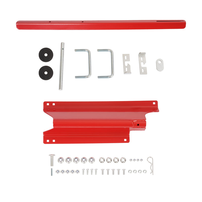 Side Mount Grass Catcher Frame for Universal Red Black Powder Coated