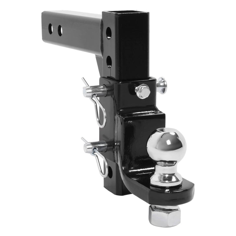 DURAFORCE 2" Receiver Trailer Hitch Ball Mount 9-1/2" Drop Tow Adjustable 7500lb