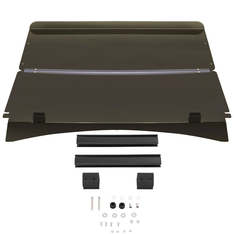 Folding Tinted Windshield Windscreen for EZGO TXT 2014-UP Golf Cart