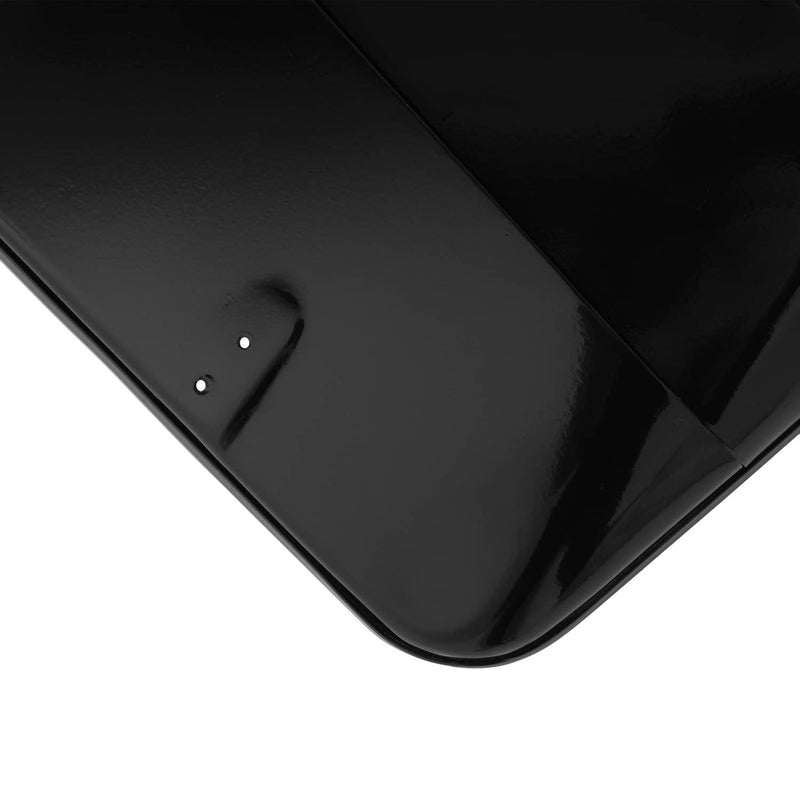 DURAFORCE Aluminum Rear Window Louvers for Ford Mustang 1969-1970 Cover Sun Shade Black