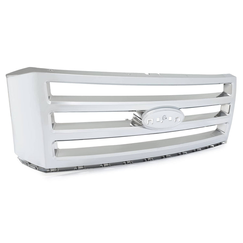 DURAFORCE Front Grille Assembly Chrome Shell And Insert for Ford Expedition 2007-2014