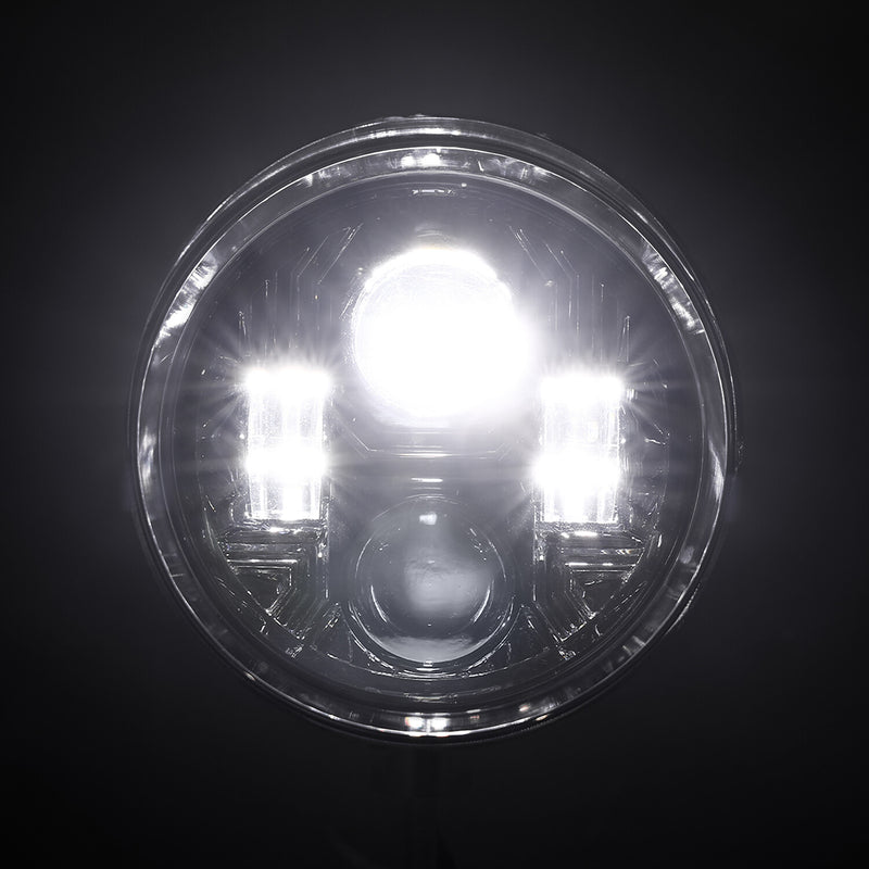 4.5" LED Motorcycle Bullet Vintage Head Lamp for Harley Dyna Softail