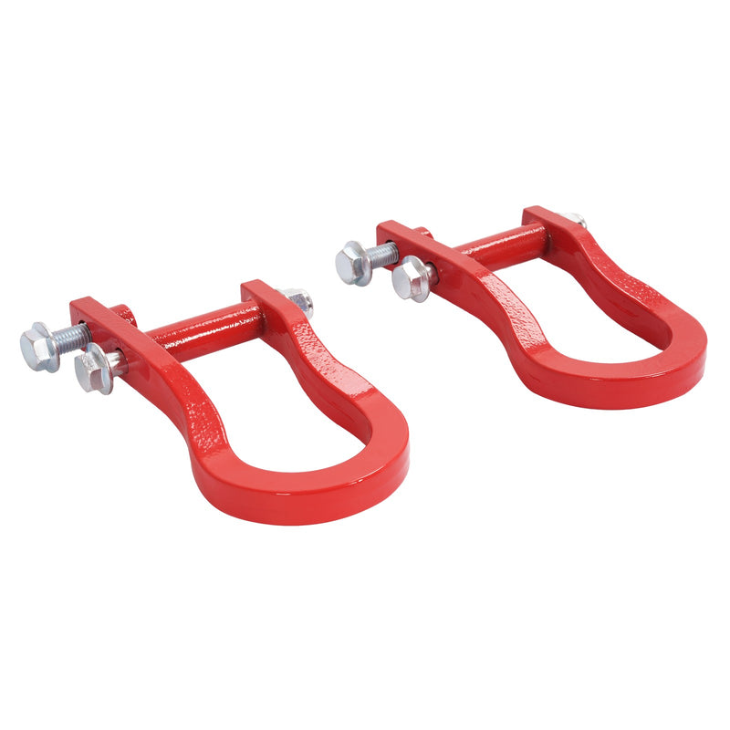 84192871 Red Tow Hook for Chevrolet Silverado for GMC Sierra 1500 2007-19 2pcs